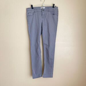 So Size 11 Gray with Black Mini Polka Dots Slim Jeans Stretch Soft Dotted Pocket